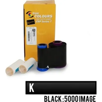 Pásek do tiskárny Páska Zebra ZXP7, monochromatická barvící páska pro potisk plastových karet, 5000 stran, černá