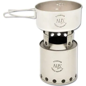 Turistický vařič Vařič dřevo-plynový NEREZ BushBuddy