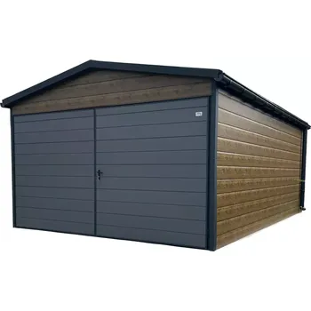 Přístřešek na auto 7Z. Zateplená garáž z kompozitních panelů 3×6