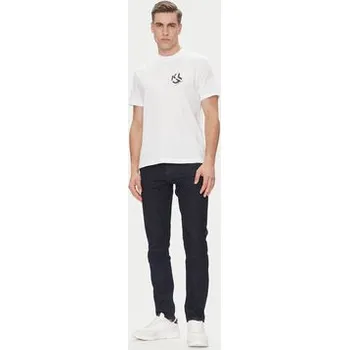 Pánské tričko Karl Lagerfeld Jeans T-Shirt A2M17072 Bílá Regular Fit M