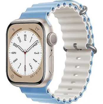 Příslušenství k chytrým hodinkám ŘEMÍNEK PRO APPLE WATCH 38/40/41mm SE/9/8/7/6/5/4/3/2/1 MODRÝ