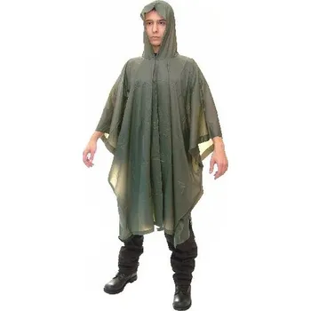 Pláštěnka Pončo Oliv vinil