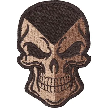 Nášivka Nášivka LEBKA vlajka ČR písková VELCRO