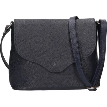 Kabelka Dámská kožená crosbody kabelka Italia Alice - tmavě modrá