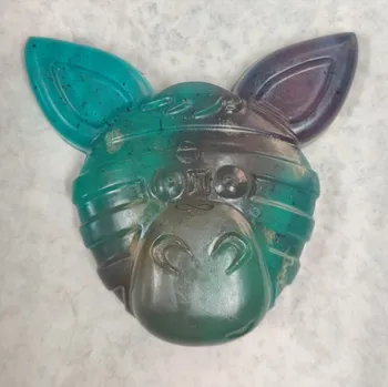 Mýdlo Dekorativní mýdlo hlava ZEBRA – ruční výroba, květinová vůně,...