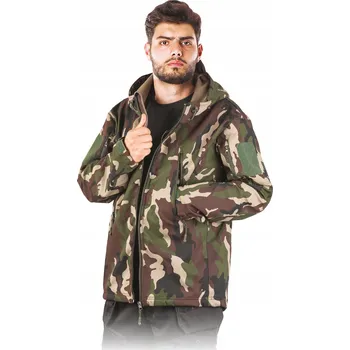Pánská softshellová bunda Flísová zateplená bunda, maskáčový , LH-WOODLAND vel. XXL