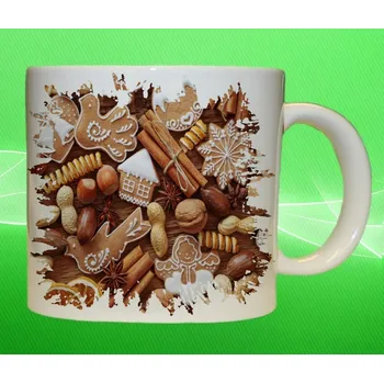 fototricko Vánoční hrnek Vánoční cukroví objem 550 ml