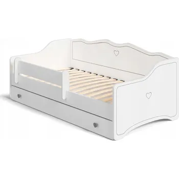 Postel Jednolůžková postel Kobi 70x140 bílá