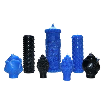 Svíčka Kolekce svíček RECESE – ruční výroba, bavlněný knot, Královsk...