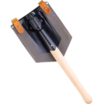 Polní lopatka Lopatka NVA repro s koženou pochvou