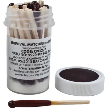 Zapalovač Survival zápalky BCB No4 MK3