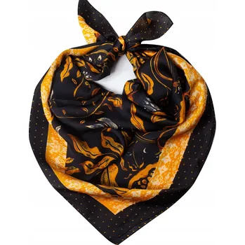 Šátek Agrafka šátek s rostlinným motivem - polyester