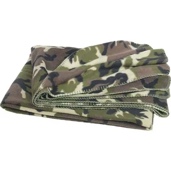 Dětská deka Deka FLEECE Camo (Flaušová deka v maskáčovém provedení woodland.)