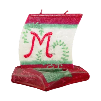 Svíčka Svíčka LOĎKA S PÍSMENEM M