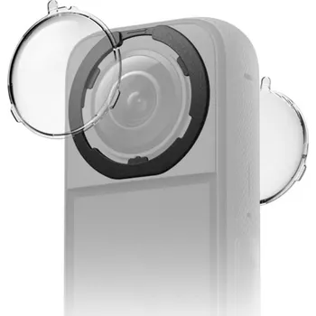 Sportovní kamera Insta360 - X3 Černá - nasazovací ochranná skla objektivů