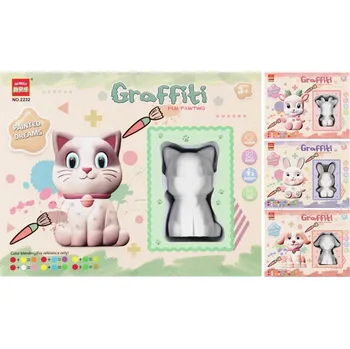 kreativní sada Kreativní SADA NA MALOVÁNÍ ZVÍŘÁTEK 21x17x6 MEGA CREATIVE