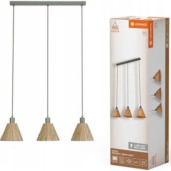 Ledvance závěsné svítidlo RAFFIA s objímkami 3 x E27, 125 cm