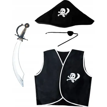 Karnevalový kostým Kostým malý pirát pro dítě sada vesta páska meč