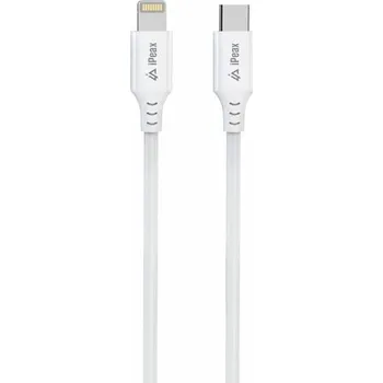 Datový kabel Kabel iPEAX 90010111 USB-C/Lightning 1m White