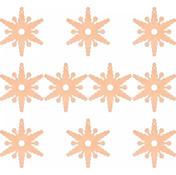 Vánoční dekorace Vánoční ozdoba na stromeček Sněhová Vločka , vánoční VÁNOČNÍ KOULE na k dekoraci 10 Ks