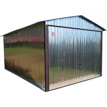 Přístřešek na auto 8. Plechová garáž 3x6