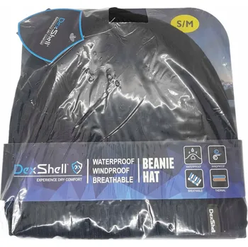 Čepice DexShell Beanie Solo Černá nepromokavá čepice