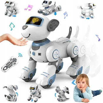 Robot INTERAKTIVNÍ ROBOTICKÝ PES NA DÁLKOVÉ OVLÁDÁNÍ – PEJSEK DĚLÁ TRIKY A TANČÍ