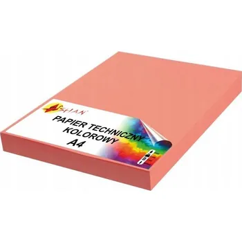 Kancelářský papír Technický papír A4 160g grapefruitový, 50 listů