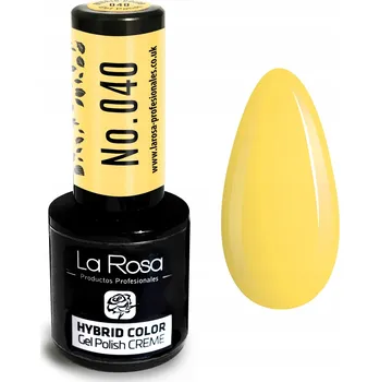 Lak na nehty Hybridní lak barevný lak La Rosa Yellow 9 ml