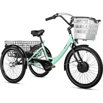 Elektrokolo Elektrokolo Leader Fox tříkolka BORMIO,518 Wh/14,4Ah ZELENÁ