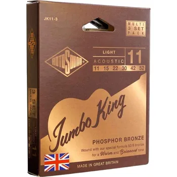 Struna pro kytaru a smyčcový nástroj Rotosound JK11-3 Struny pro akustickou kytaru