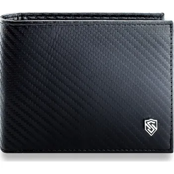Peněženka Stevens peněženka z pravé lícové kůže černá - muž