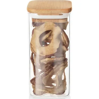 Dóza na potraviny Skleněná dóza na sypké potraviny s víčkem a těsněním 320 ml