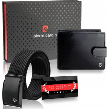 Peněženka Pánská peněženka Pierre Cardin z pravé kůže muž černá