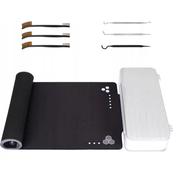 Sportovní střelba Podložka na čištění zbraní velká 91 x 30 s kartáčovým příslušenstvím dárek AR