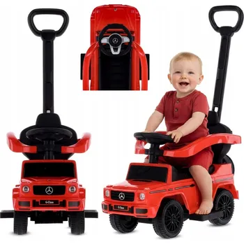 Dětské vozidlo Odrážedlo a odrážedlo s vodící tyčí Mercedes Benz