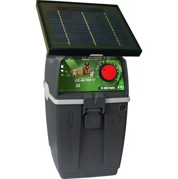 Ohradník Ohradníkový bateriový zdroj CLOVERT P25 0,24J se solárním panelem 3W