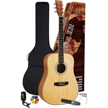 Akustická kytara SX SD104K Natural Akustická kytara