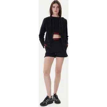 Dámská mikina Hugo Mikina Sporty Logo 50520504 Černá Relaxed Fit XS