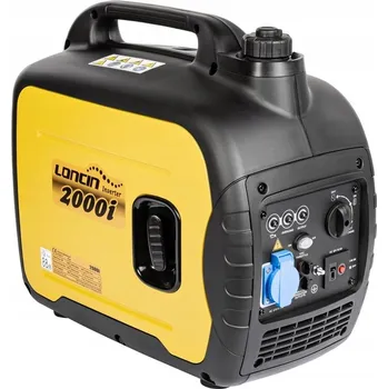Elektrocentrála Přenosná elektrocentrála jednofázová Loncin 1800 W benzínová
