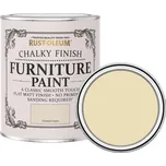 Rust-Oleum Barva na nábytek Chalky Finish Furniture Paint, křídový mat, Smetanová (slonová kost) - 750 ml