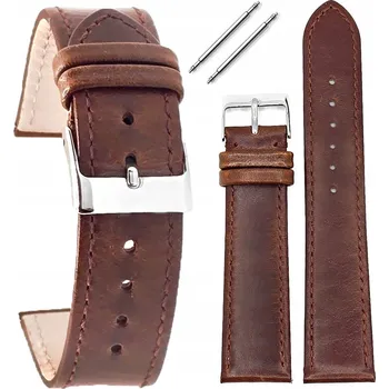 Řemínek na hodinky Klasický kožený řemínek k hodinkám T-054.02 22 mm