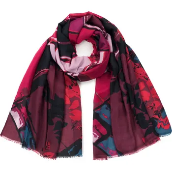 Šála Szaleo šála červená 185 cm - dámská