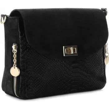 Kabelka Kožené kabelka listonoška Vittoria Gotti limetková V71013