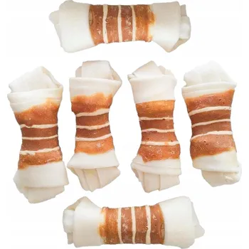 Pamlsek pro psa HAPPY SNACKY Kost s králíkem 11 cm / 240 g