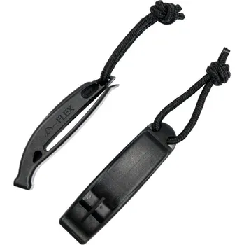 Taktická píšťalka pro MOLLE černá