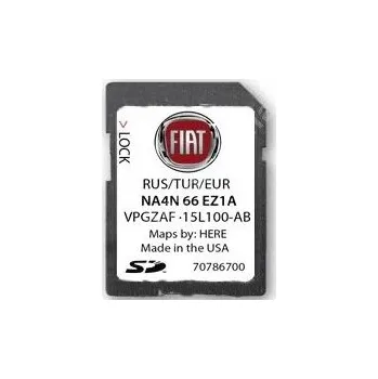 IP kamera Mapa navigace Evropy FIAT 124, Classica, Lusso, Abarth, Rally SD karta