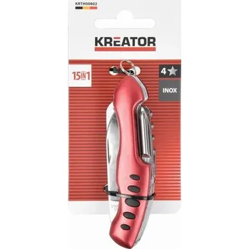 Multifunkční nůž Kapesní nůž 15 funkcí Kreator KRTH00802