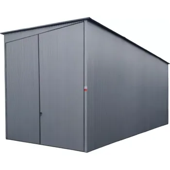 Přístřešek na auto 25H. Plechová garáž 3 x 9