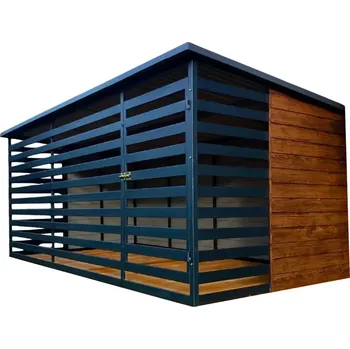 klec pro psa Kotec pro psa 4 × 2 m vzor dřevo